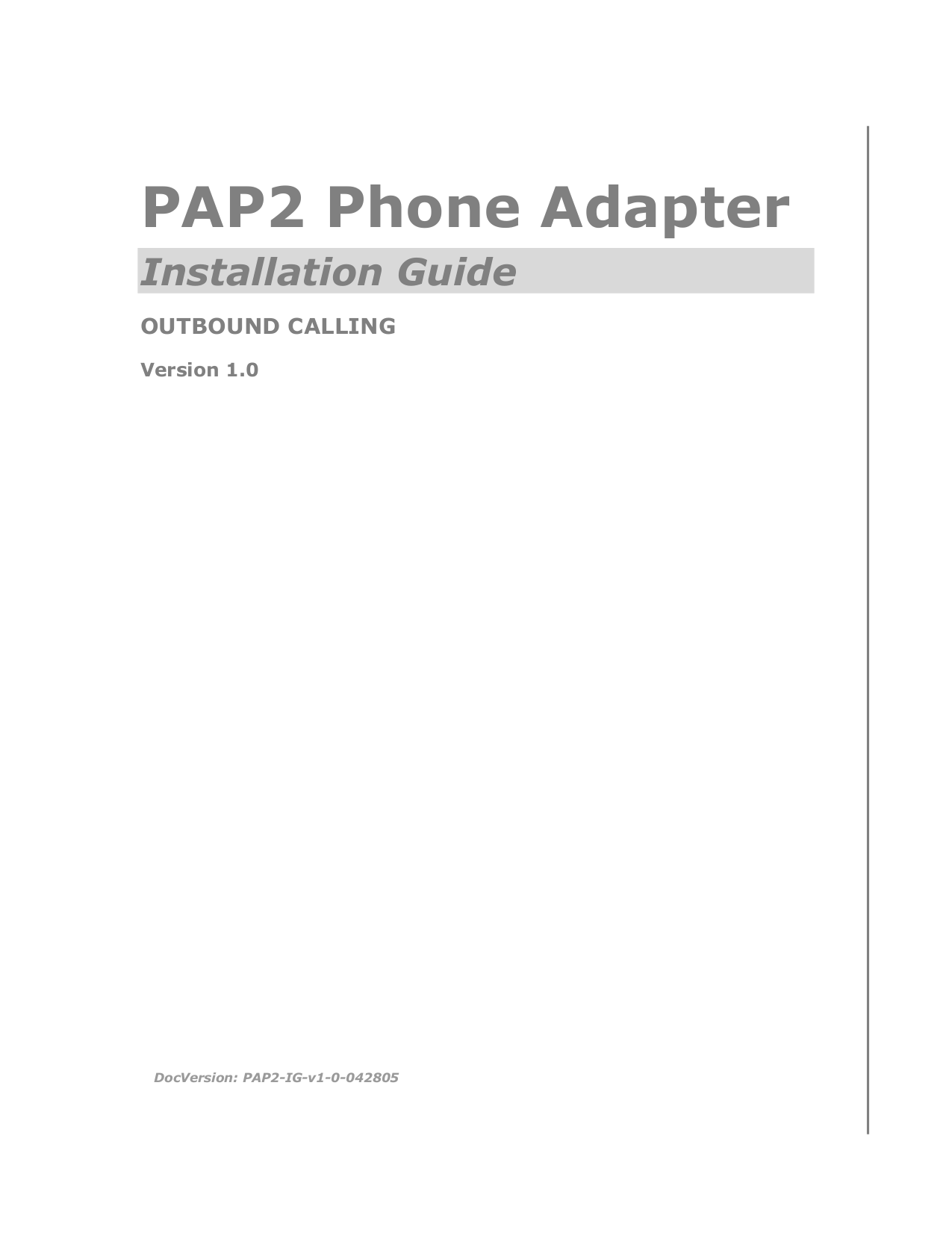 Linksys Pap2t-na Manual Pdf